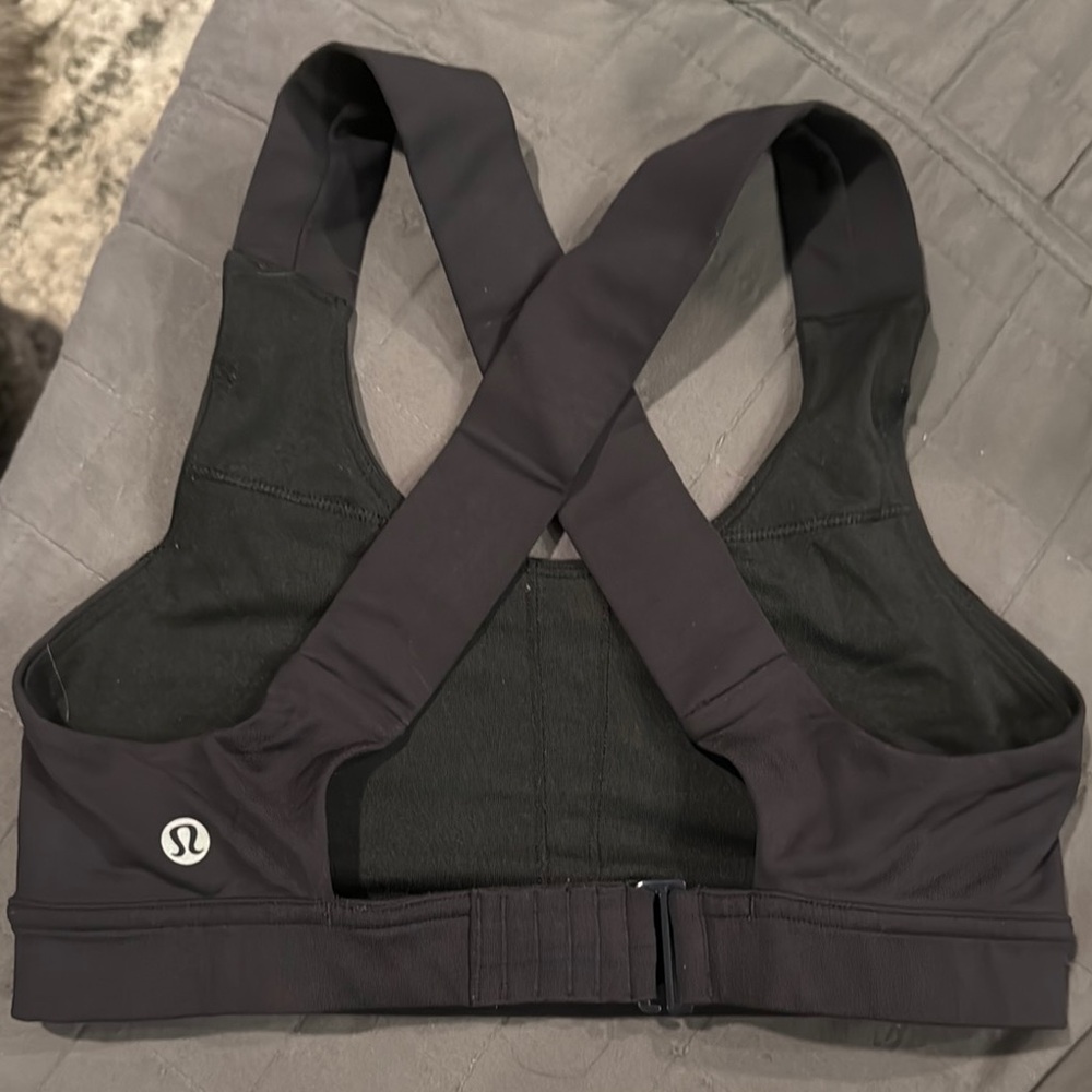Lululemon Black Crossback Sports Bra